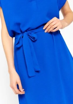 LOLALIZA Midi-jurk Met V-hals - Blauw - Maat 46 -Trendyo Trendy Winkel 846x1200 25