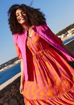 LOLALIZA Maxi-jurk Met Bloemenprint - Fuchsia - Maat 48 -Trendyo Trendy Winkel 846x1200 35