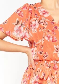 LOLALIZA Maxi-jurk Met Bloemenprint - Oranje - Maat 40 -Trendyo Trendy Winkel 846x1200 49