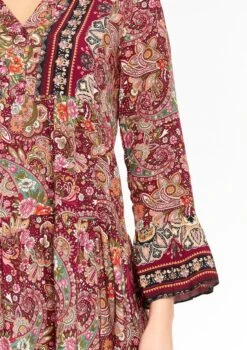 LOLALIZA Babydoll Jurk Met Paisleyprint - Fuchsia - Maat L 7 LOLALIZA Babydoll Jurk Met Paisleyprint - Fuchsia - Maat L -Trendyo Trendy Winkel 846x1200 58