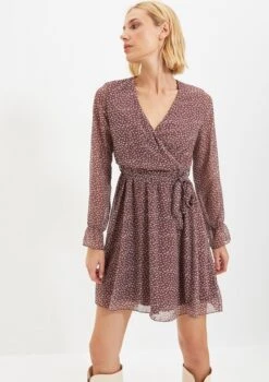 Trendyol Vrouwen Standaard Mouw Cache-coeur Schaatser Jurk -Trendyo Trendy Winkel 848x1200 1