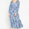 LOLALIZA Maxi-jurk Met Print - Blauw - Maat S -Trendyo Trendy Winkel 854x1200 6