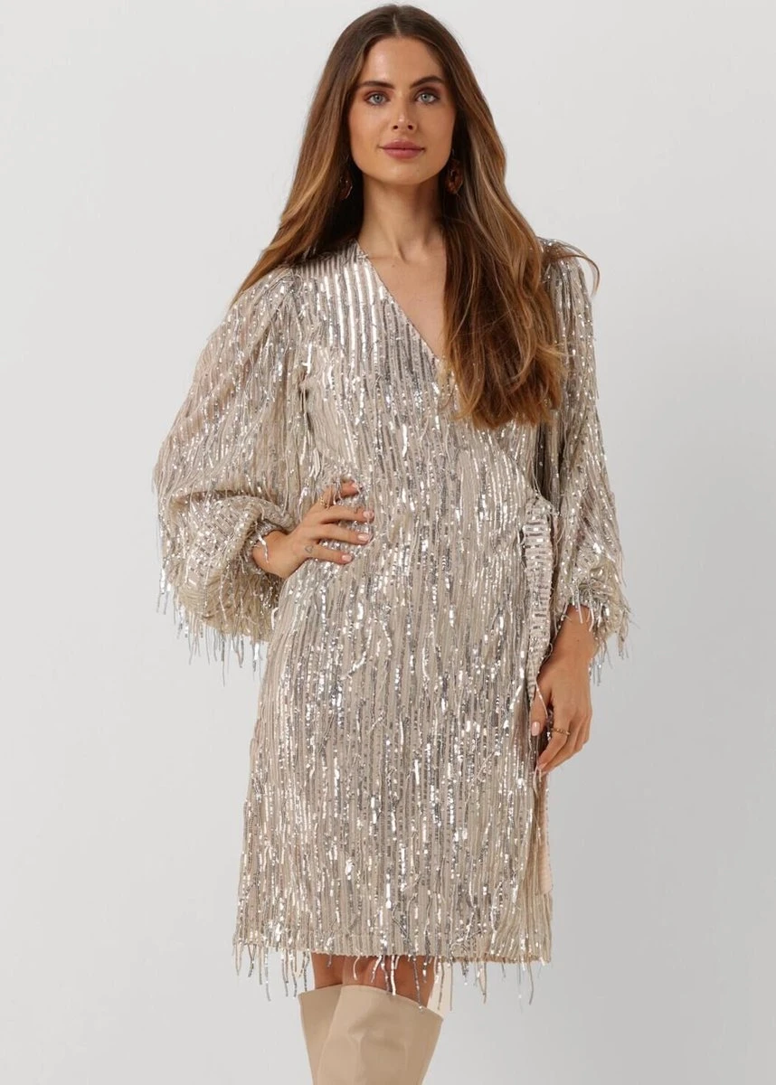 Ibana Sangria Jurken Dames - Kleedje - Rok - Jurk - Gebroken Wit - Maat L 6 Ibana Sangria Jurken Dames - Kleedje - Rok - Jurk - Gebroken Wit - Maat L - Afbeelding 4