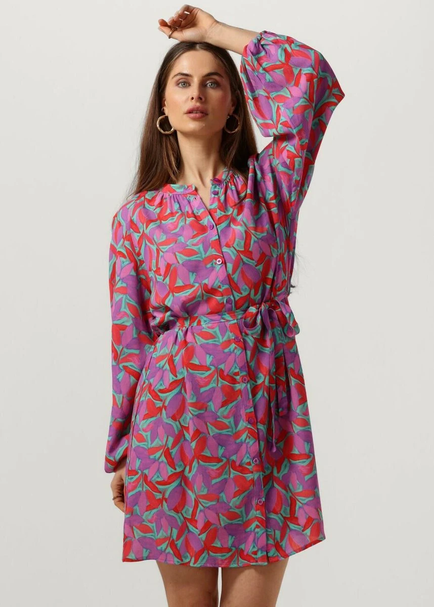 Ydence Dress Loa Jurken Dames - Rok - Jurk - Paars - Maat XL 3 Ydence Dress Loa Jurken Dames - Rok - Jurk - Paars - Maat XL