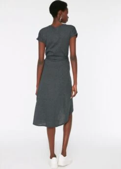 Trendyol Vrouwen Standaard Mouw Ronde Hals Omslag Jurk -Trendyo Trendy Winkel 858x1200 4