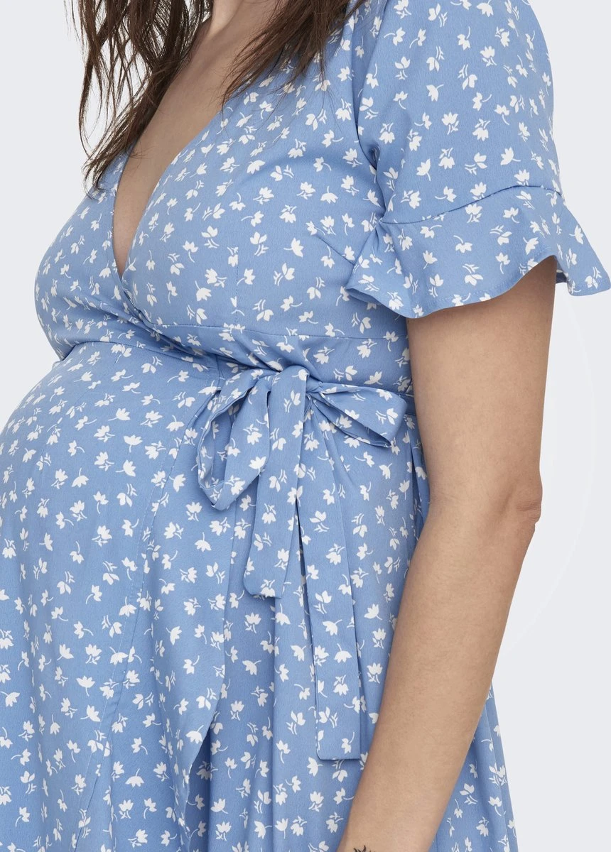 ONLY OLMOLIVIA S/S WRAP DRESS WVN NP Dames Jurk - Maat L 8 ONLY OLMOLIVIA S/S WRAP DRESS WVN NP Dames Jurk - Maat L - Afbeelding 6