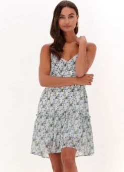 Colourful Rebel Elodie Flower Jurk Blauw Dames - Loose Fit - Polyester - L -Trendyo Trendy Winkel 863x1200 1