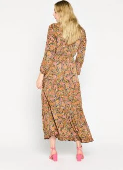 LOLALIZA Maxi-jurk Met Print - Khaki - Maat XL -Trendyo Trendy Winkel 863x1200 10