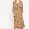 LOLALIZA Maxi-jurk Met Print - Khaki - Maat XL -Trendyo Trendy Winkel 865x1200 4