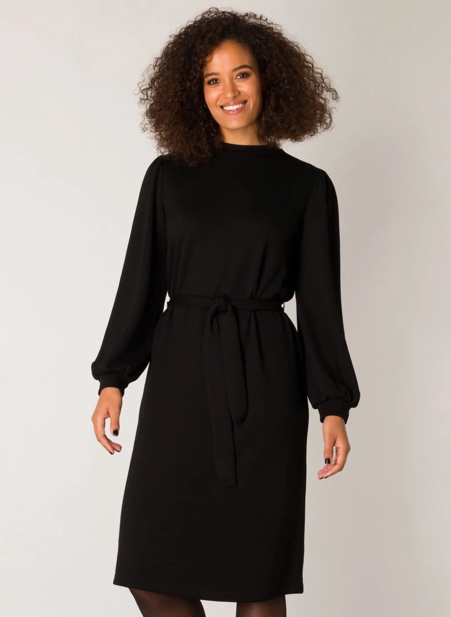 IVY BEAU Selena Jurk - Black - Maat 44 7 IVY BEAU Selena Jurk - Black - Maat 44 - Afbeelding 5