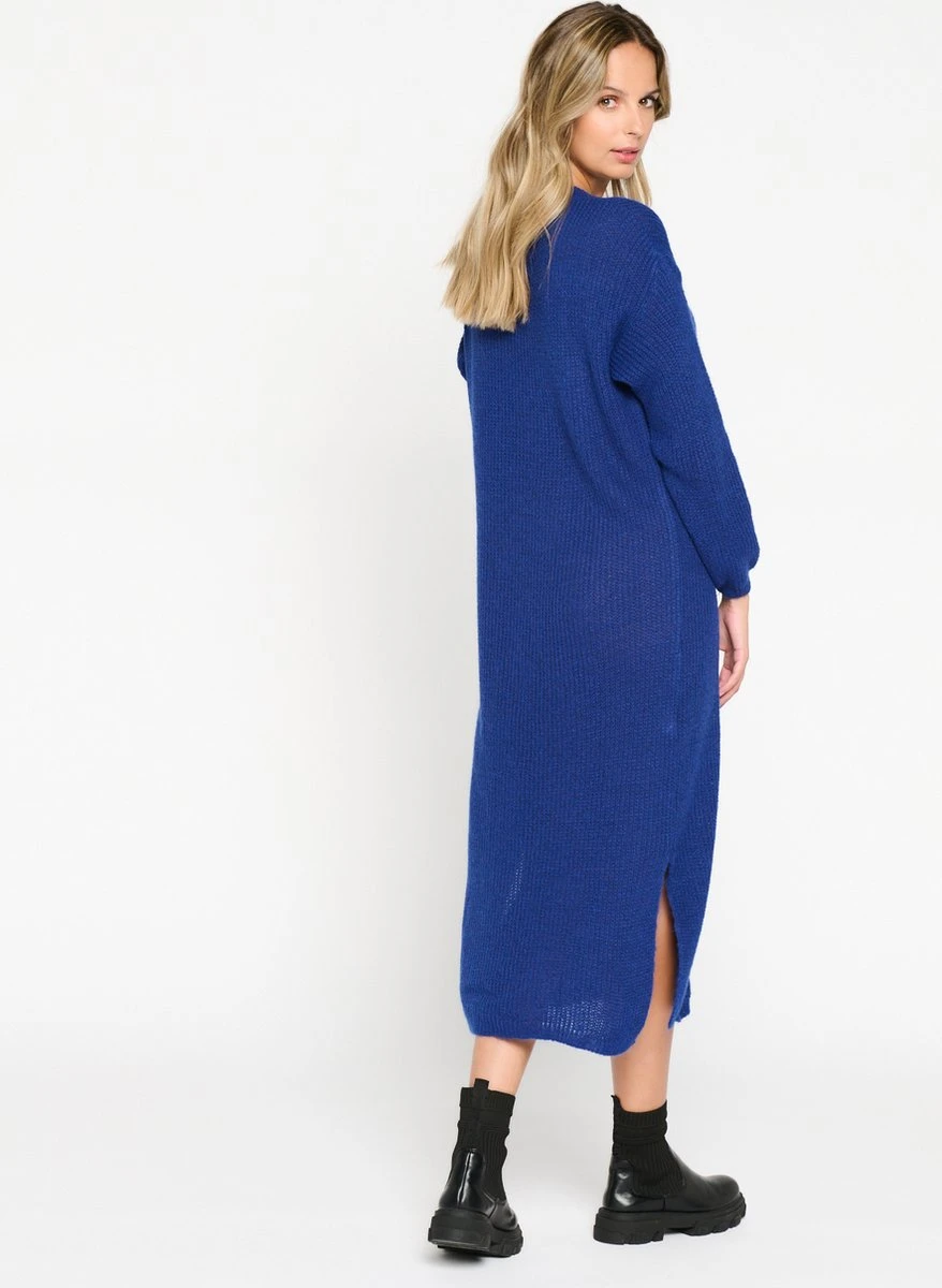 LOLALIZA Trui-jurk - Blauw - Maat XL 4 LOLALIZA Trui-jurk - Blauw - Maat XL - Afbeelding 2