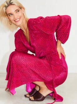 Freebird Gayla Jurken Dames - Kleedje - Rok - Jurk - Roze - Maat M -Trendyo Trendy Winkel 884x1200 14