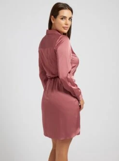 Guess Es Ls Alya Dress Jurken Dames - Rok - Jurk - Roze - Maat M -Trendyo Trendy Winkel 890x1200 3