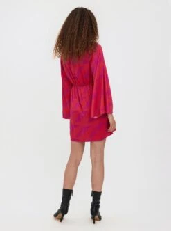 Vero Moda VMKYPRA LS MINI DRESS WVN Dames Jurk Love Potion - Maat XL -Trendyo Trendy Winkel 893x1200 4