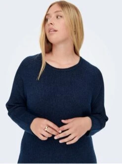 ONLY CARMAKOMA CARFIA KATIA L/S DRESS KNT Dames Jurk - Maat M-46/48 -Trendyo Trendy Winkel 894x1200 1