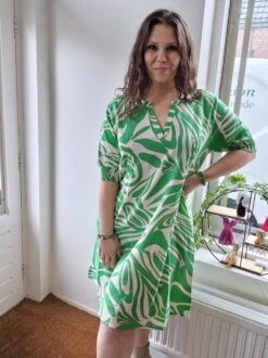 Zhenzi Janelle Jurk Groen L 50/52 -Trendyo Trendy Winkel 899x1200 27