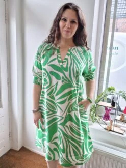 Zhenzi Janelle Jurk Groen L 50/52 -Trendyo Trendy Winkel 899x1200 32