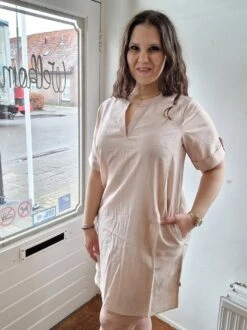 Zhenzi Kyleigh Jurk/tuniek Beige S 42/44