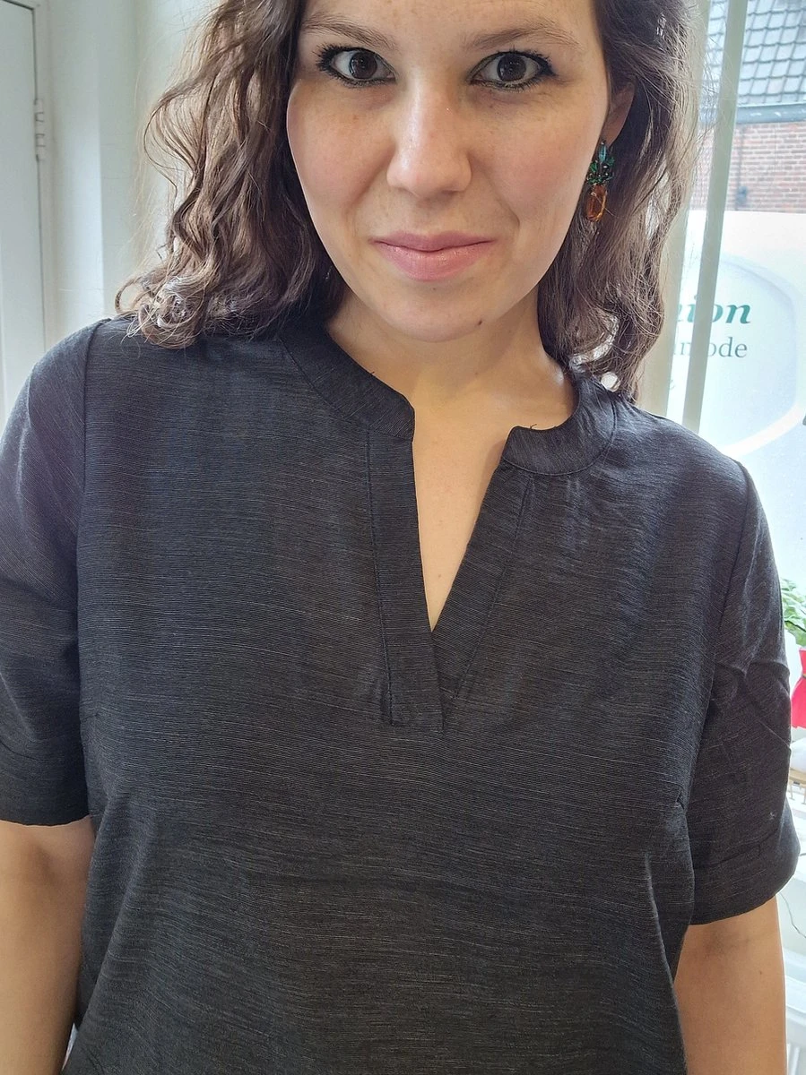 Zhenzi Kyleigh Jurk/tuniek Zwart S 42/44 4 Zhenzi Kyleigh Jurk/tuniek Zwart S 42/44 - Afbeelding 2