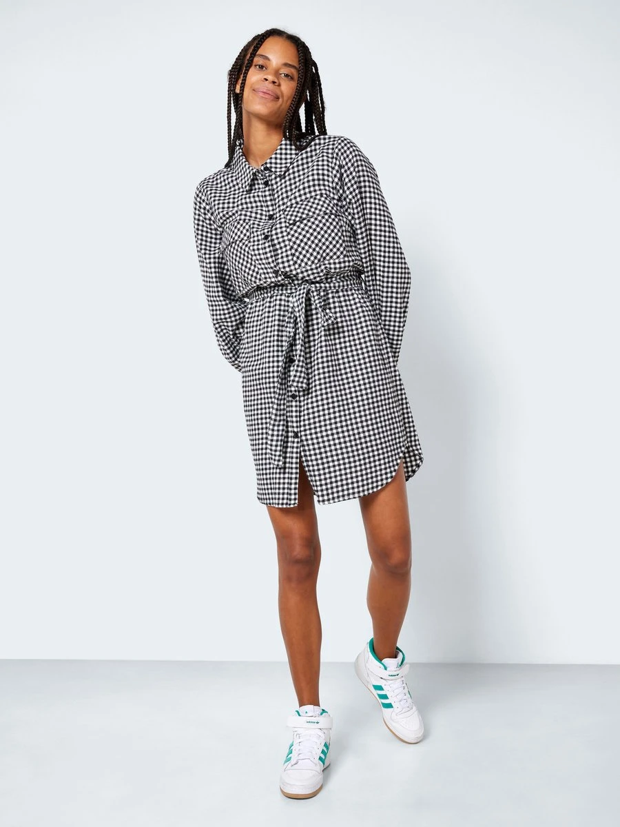 NOISY MAY NMERIK L/S SHIRT DRESS WVN Dames Jurk - Maat S 8 NOISY MAY NMERIK L/S SHIRT DRESS WVN Dames Jurk - Maat S - Afbeelding 6