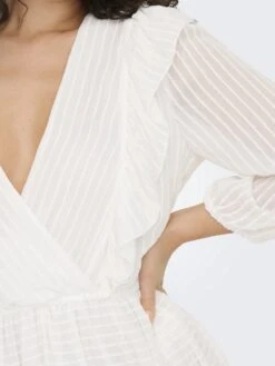 ONLY ONLLONDON 3/4 RUFFLE DRESS NOOS WVN Dames Jurk - Maat L -Trendyo Trendy Winkel 900x1200 146