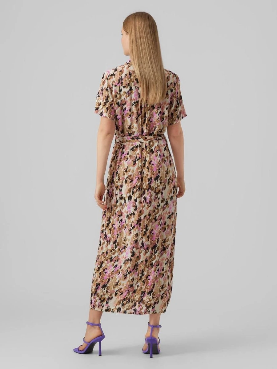 Vero Moda Jurk Vmeasy S/s Long Shirt Dress R1 Wvn 10286792 Tigers Eye/ina Dames Maat - M 13 Vero Moda Jurk Vmeasy S/s Long Shirt Dress R1 Wvn 10286792 Tigers Eye/ina Dames Maat - M - Afbeelding 11