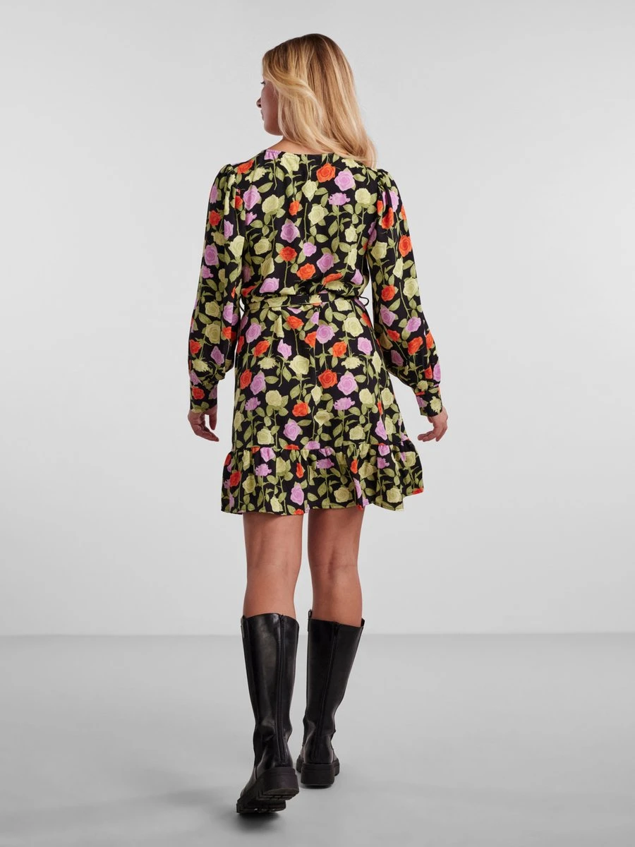 PIECES PCBLOSSOM LS SHORT DRESS Dames Jurk - Maat S 5 PIECES PCBLOSSOM LS SHORT DRESS Dames Jurk - Maat S - Afbeelding 3