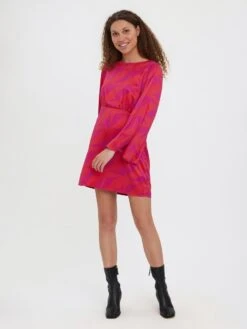 Vero Moda VMKYPRA LS MINI DRESS WVN Dames Jurk Love Potion - Maat S -Trendyo Trendy Winkel 900x1200 172