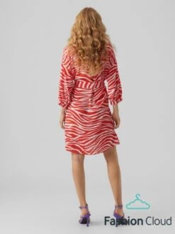 Vero Moda Jurk Vmseba 3/4 Abk Dress Wvn Ga Btq 10287798 Bittersweet/seba Dames Maat - L -Trendyo Trendy Winkel 900x1200 239