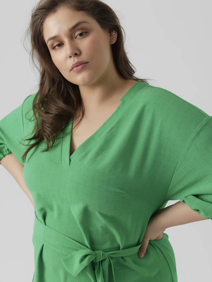 VERO MODA VMPYE 3/4 ABK DRESS WVN BTQ GA CUR Dames Jurk - Maat 52 8 VERO MODA VMPYE 3/4 ABK DRESS WVN BTQ GA CUR Dames Jurk - Maat 52 - Afbeelding 6