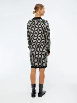 OBJECT OBJTHESS L/S JACQUARD KNIT DRESS Dames Jurk - Maat M -Trendyo Trendy Winkel 900x1200 9