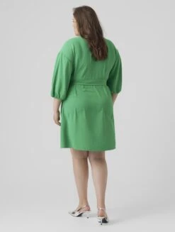 VERO MODA VMPYE 3/4 ABK DRESS WVN BTQ GA CUR Dames Jurk - Maat 50 -Trendyo Trendy Winkel 907x1200 4