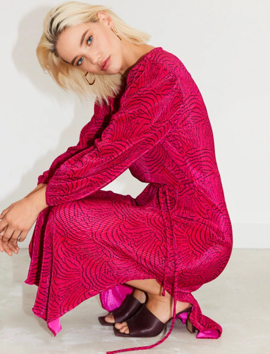 Freebird Gayla Jurken Dames - Kleedje - Rok - Jurk - Roze - Maat S 15 Freebird Gayla Jurken Dames - Kleedje - Rok - Jurk - Roze - Maat S - Afbeelding 13