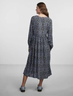 PIECES PCNYA LS MIDI DRESS Dames Jurk - Maat XL -Trendyo Trendy Winkel 915x1200 5