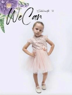 Merkloos Luxe Feestjurk-effen Jurk-tule Jurk-meisjes Jurk-galajurk-bruidsjurk-prinsessen Jurk-danseres Jurk-bruidsmeisjes-bruiloft-verjaardag-fotoshoot-doopsel-vormsel-lente Feest-ballet- Lichte Zalmkleur-bloem-pailletten-katoen Polyester-2 Jaar (maat 92)