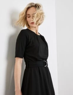 GERRY WEBER Dames Jurk Met A-lijn Schwarz-44 -Trendyo Trendy Winkel 923x1200 13