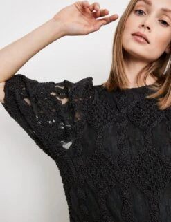 TAIFUN Dames Kanten Jurk Schwarz-42 11 TAIFUN Dames Kanten Jurk Schwarz-42 -Trendyo Trendy Winkel 923x1200 31