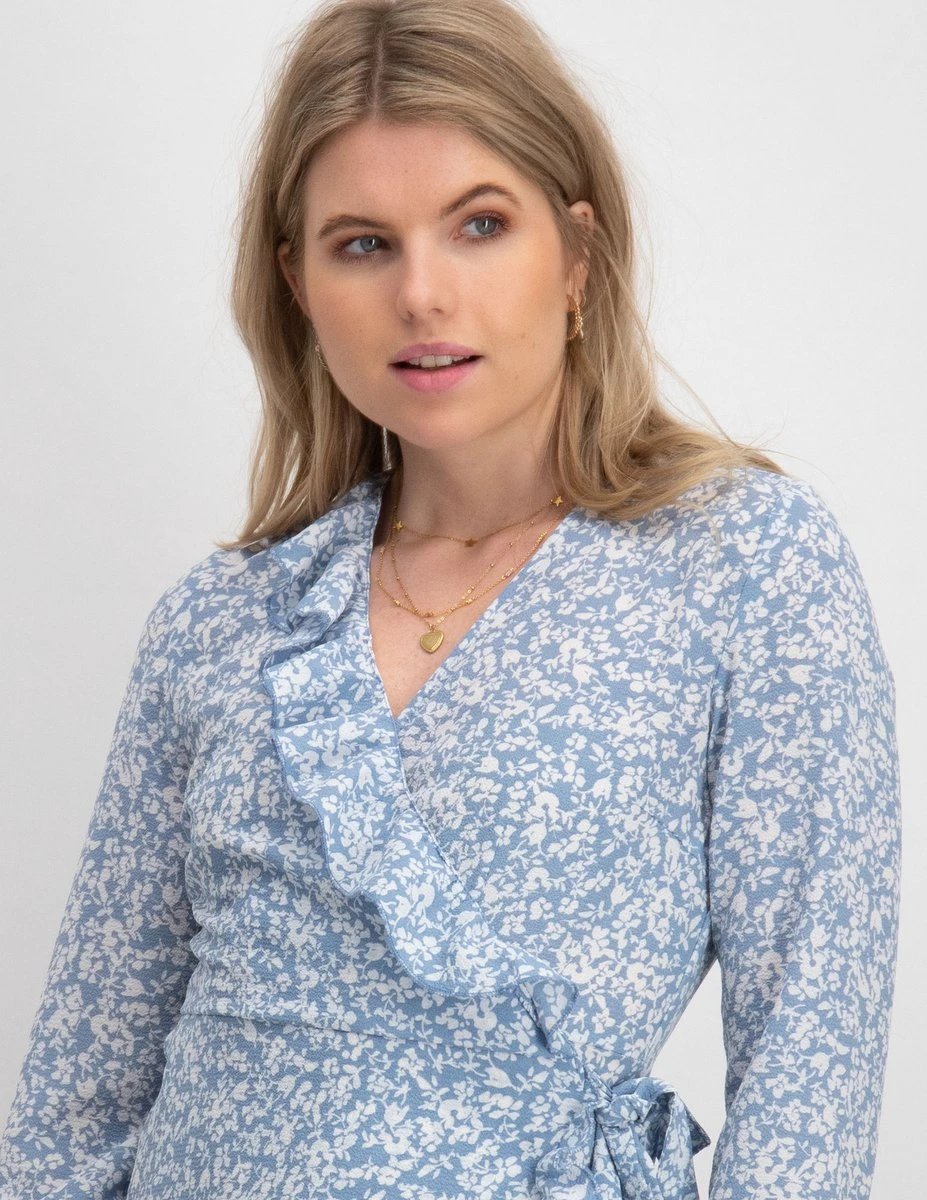 ONLY ONLCARLY L/S WRAP SHORT DRESS NOOS WVN Dames Jurk - Maat 36 8 ONLY ONLCARLY L/S WRAP SHORT DRESS NOOS WVN Dames Jurk - Maat 36 - Afbeelding 6