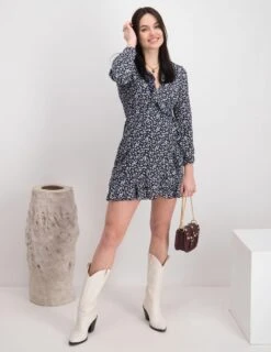 ONLY ONLCARLY L/S WRAP SHORT DRESS NOOS WVN Dames Jurk - Maat 36 -Trendyo Trendy Winkel 927x1200 45