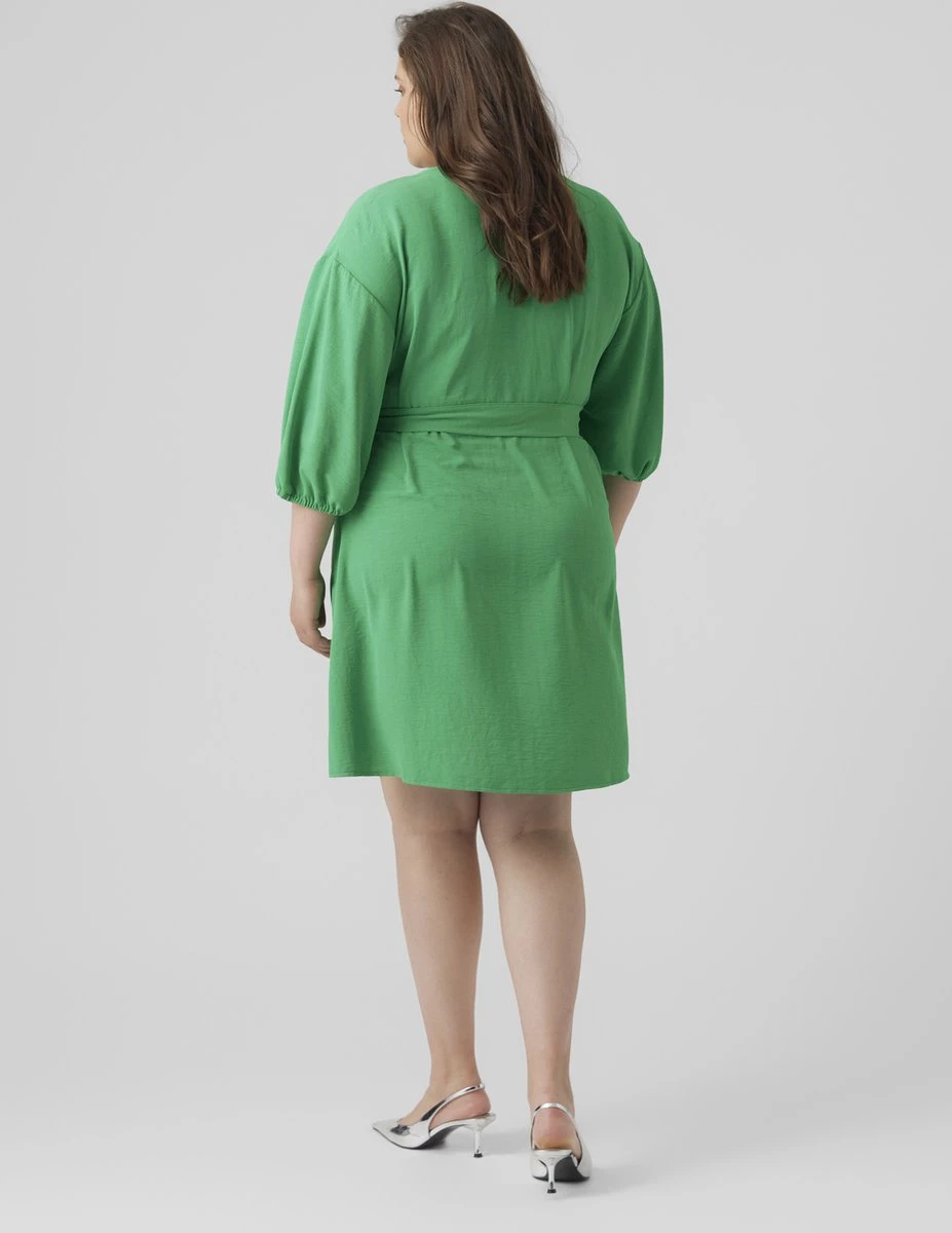 VERO MODA VMPYE 3/4 ABK DRESS WVN BTQ GA CUR Dames Jurk - Maat 52 5 VERO MODA VMPYE 3/4 ABK DRESS WVN BTQ GA CUR Dames Jurk - Maat 52 - Afbeelding 3