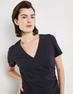 TAIFUN Dames Sheath Jurk Navy-48 -Trendyo Trendy Winkel 932x1200