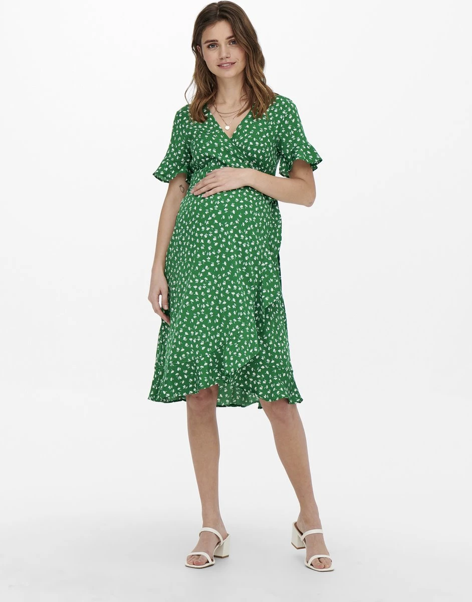 ONLY OLMOLIVIA S/S WRAP DRESS WVN NP Dames Jurk - Maat XL 6 ONLY OLMOLIVIA S/S WRAP DRESS WVN NP Dames Jurk - Maat XL - Afbeelding 4