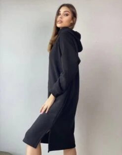 Merkloos Hoodie - Hoodie Jurk - Hoodie Dress - Sweater Jurk - Sweater Dress -sweatjurk