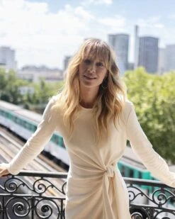 Mexx Longsleeve Jurk With Knot Dames - Off White - Maat L -Trendyo Trendy Winkel 960x1200 10